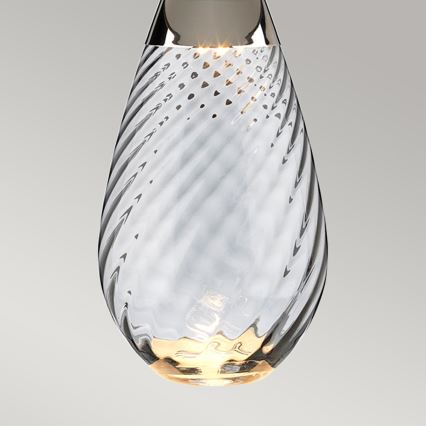 Elstead - LED bordslampa LENA 1xE27/60W/230V + 1xGU10/7W 60,5cm blå/vit