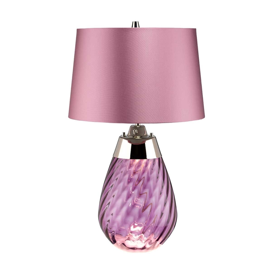 Elstead - LED bordslampa LENA 1xE27/60W/230V + 1xGU10/7W 60,5 cm rosa