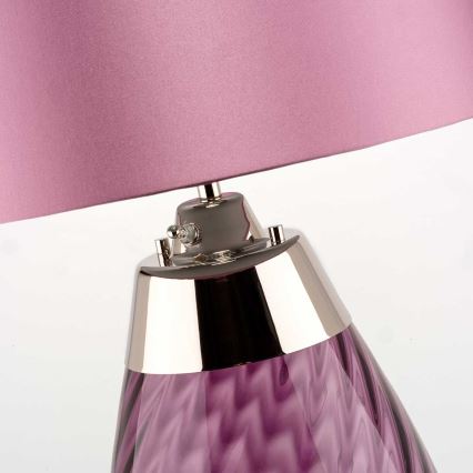 Elstead - LED bordslampa LENA 1xE27/60W/230V + 1xGU10/7W 60,5 cm rosa
