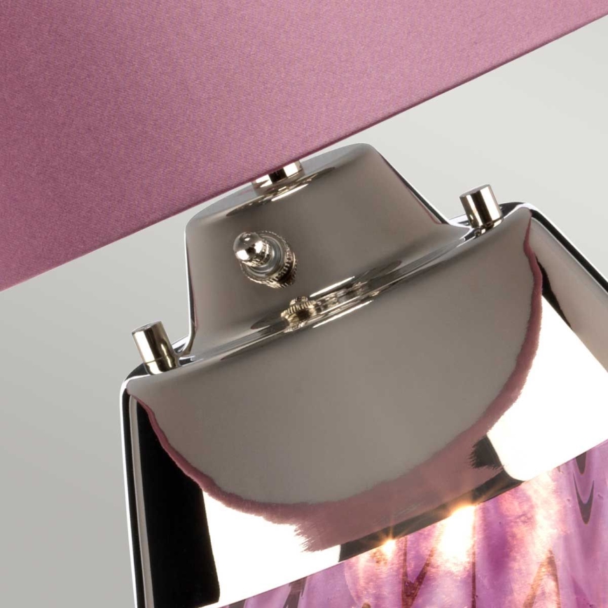 Elstead - LED bordslampa LENA 1xE27/60W/230V + 1xGU10/7W 60,5 cm rosa