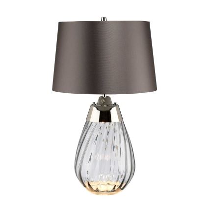 Elstead - LED bordslampa LENA 1xE27/60W/230V + 1xGU10/7W 60,5 cm grå