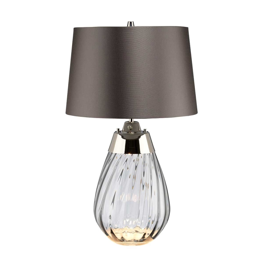 Elstead - LED bordslampa LENA 1xE27/60W/230V + 1xGU10/7W 60,5 cm grå