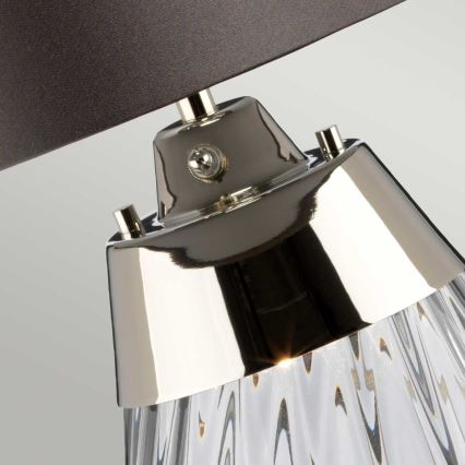 Elstead - LED bordslampa LENA 1xE27/60W/230V + 1xGU10/7W 60,5 cm grå