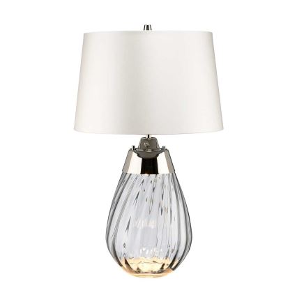 Elstead - LED bordslampa LENA 1xE27/60W/230V + 1xGU10/7W 60,5 cm vit
