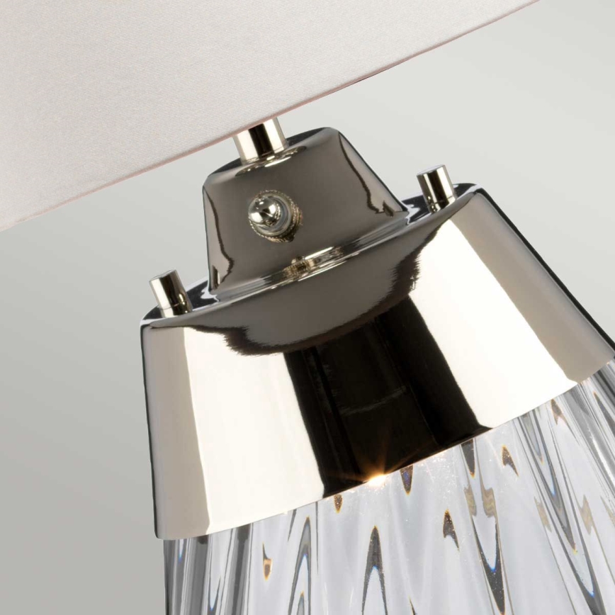 Elstead - LED bordslampa LENA 1xE27/60W/230V + 1xGU10/7W 60,5 cm vit