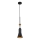 Elstead - Ljuskrona med textilsladd ETOILE 1xE27/60W/230V diameter 13,3 cm svart