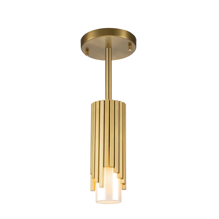 Elstead - Taklampa på stång MARVELE 1xE14/40W/230V guld