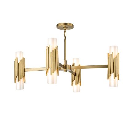 Elstead - Taklampa på stång MARVELE 8xE14/40W/230V guld