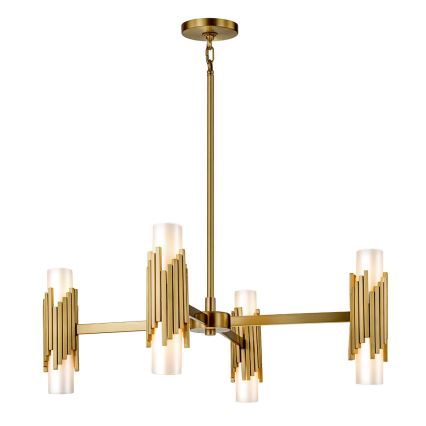 Elstead - Taklampa på stång MARVELE 8xE14/40W/230V guld