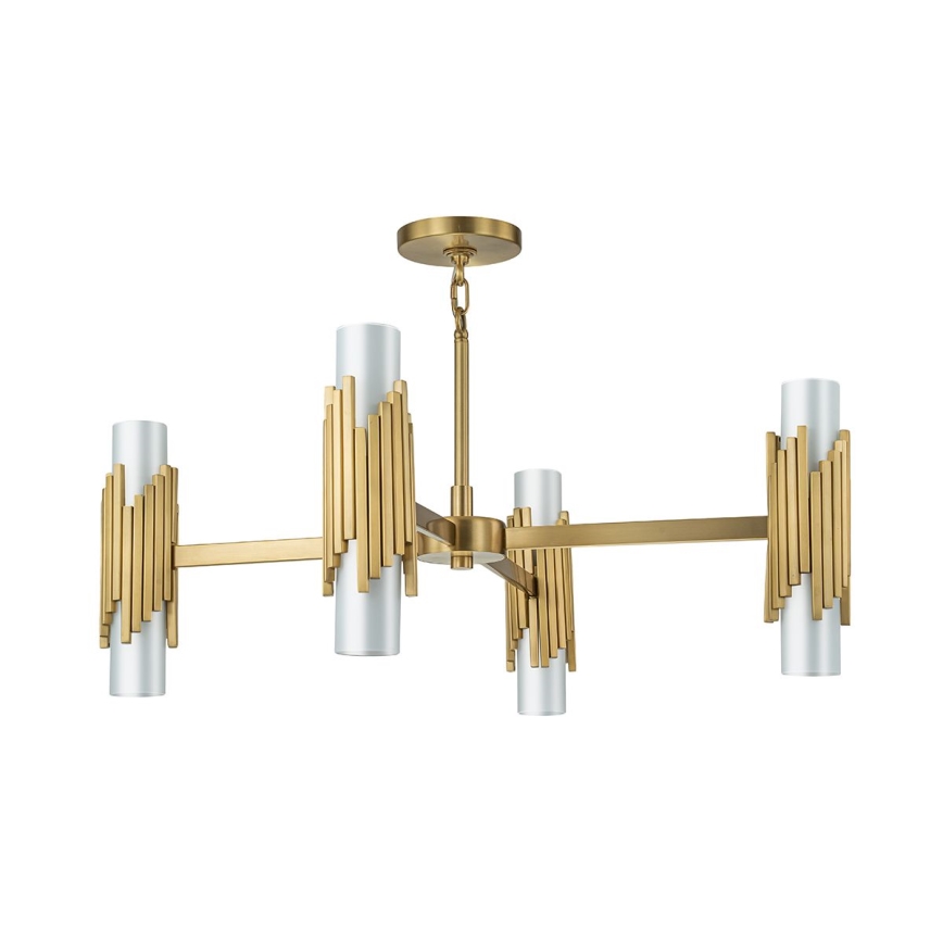 Elstead - Taklampa på stång MARVELE 8xE14/40W/230V guld