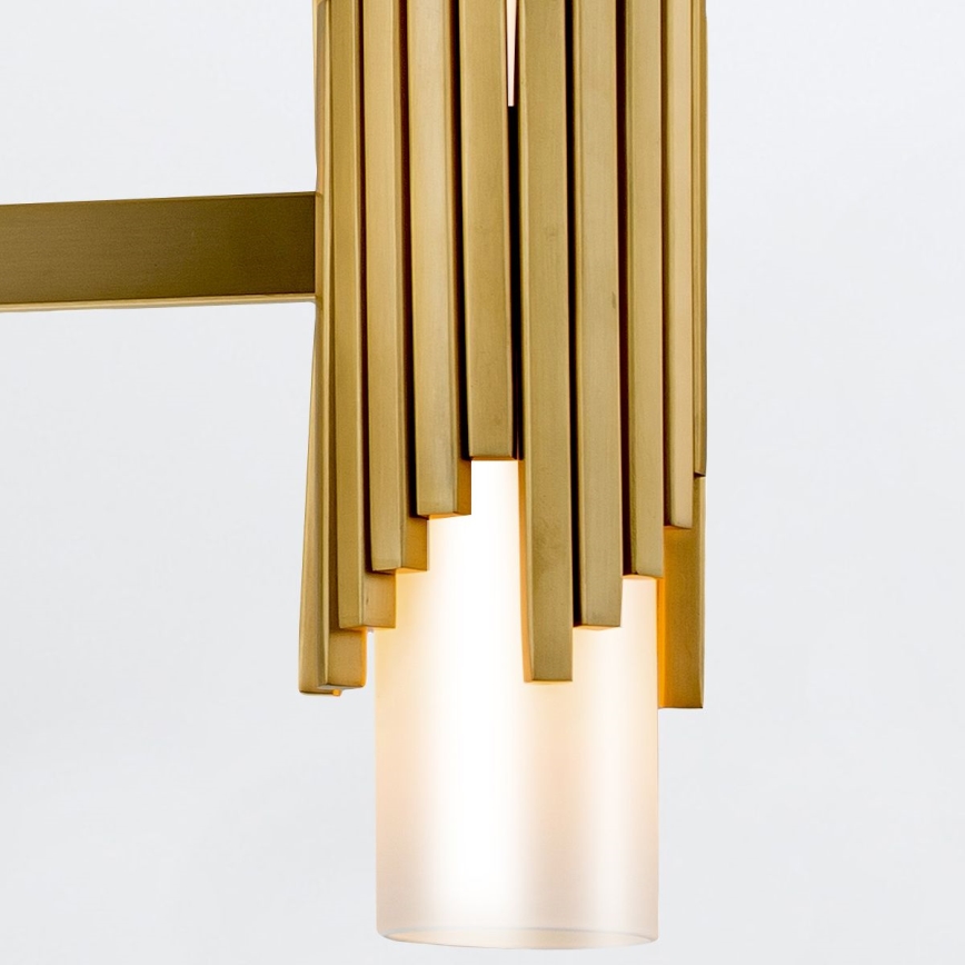 Elstead - Taklampa på stång MARVELE 8xE14/40W/230V guld