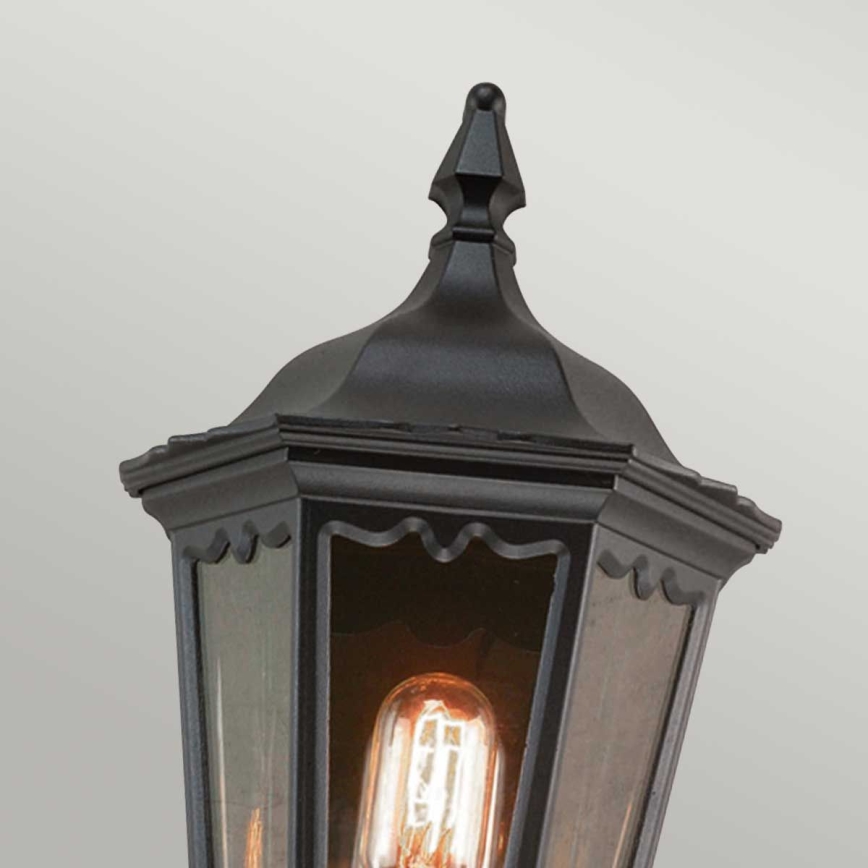 Elstead - Utomhusvägglampa MEDSTEAD 1xE27/60W/230V IP44 svart