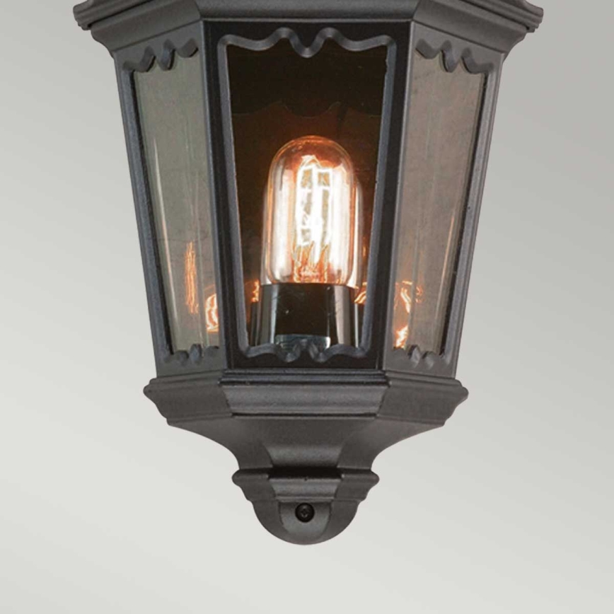 Elstead - Utomhusvägglampa MEDSTEAD 1xE27/60W/230V IP44 svart
