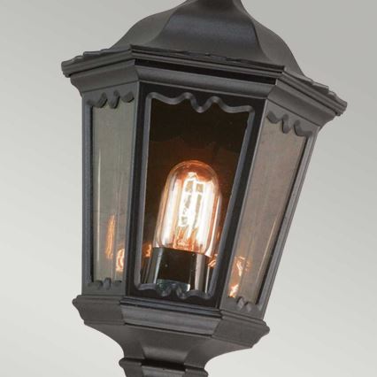 Elstead - Utomhusvägglampa MEDSTEAD 1xE27/60W/230V IP44 svart