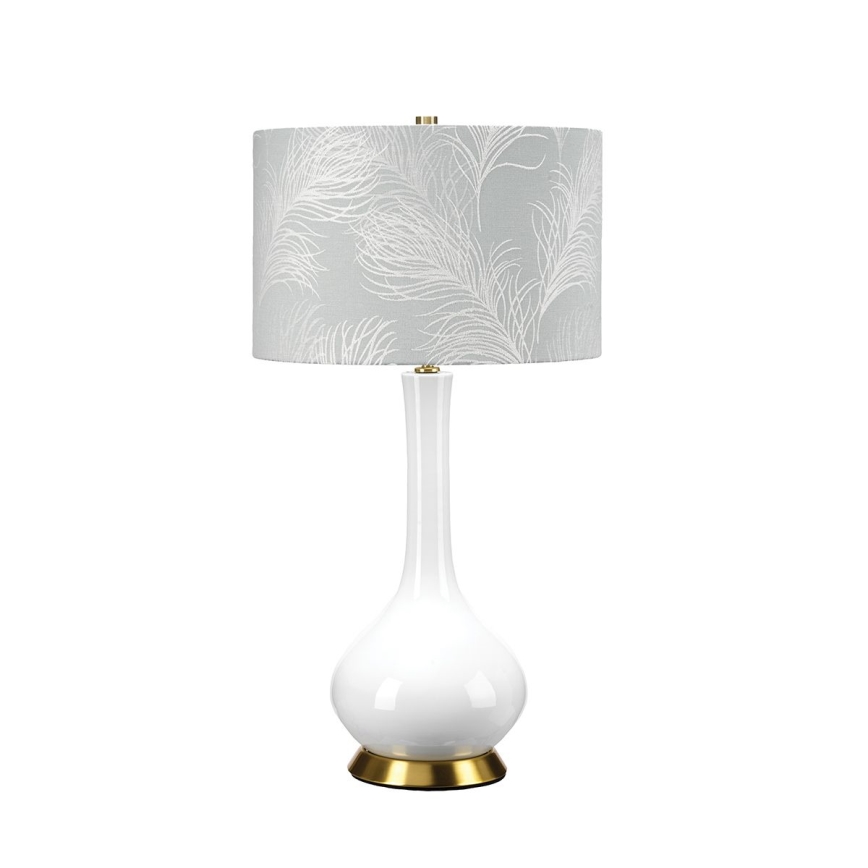 Elstead - Bordslampa MILO 1xE27/60W/230V grå
