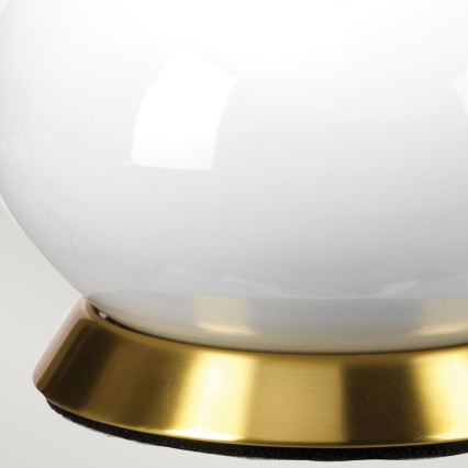 Elstead - Bordslampa MILO 1xE27/60W/230V grå/guld