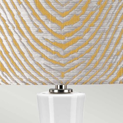 Elstead - Bordslampa MILO 1xE27/60W/230V grå/guld