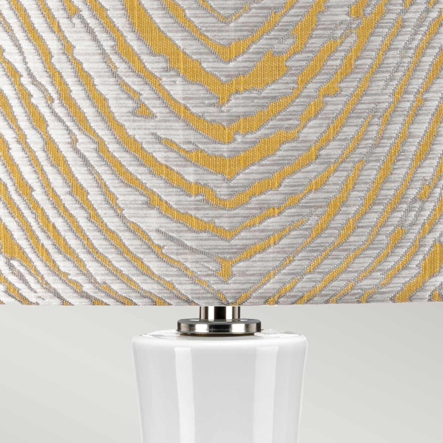 Elstead - Bordslampa MILO 1xE27/60W/230V grå/guld
