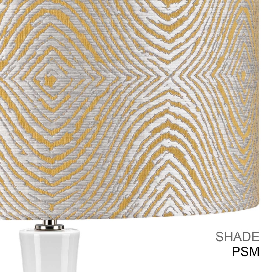 Elstead - Bordslampa MILO 1xE27/60W/230V grå/guld