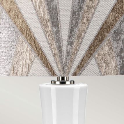 Elstead - Bordslampa MILO 1xE27/60W/230V grå/brun