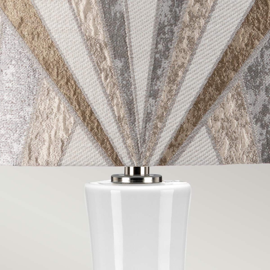 Elstead - Bordslampa MILO 1xE27/60W/230V grå/brun