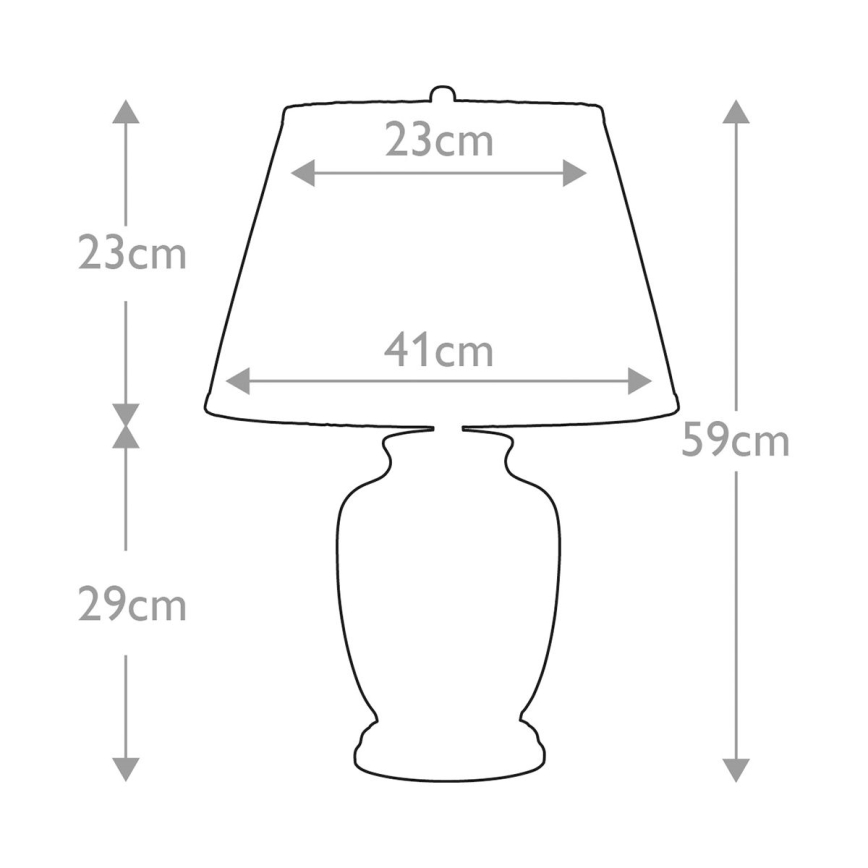 Elstead - Bordslampa MORRIS 1xE27/60W/230V