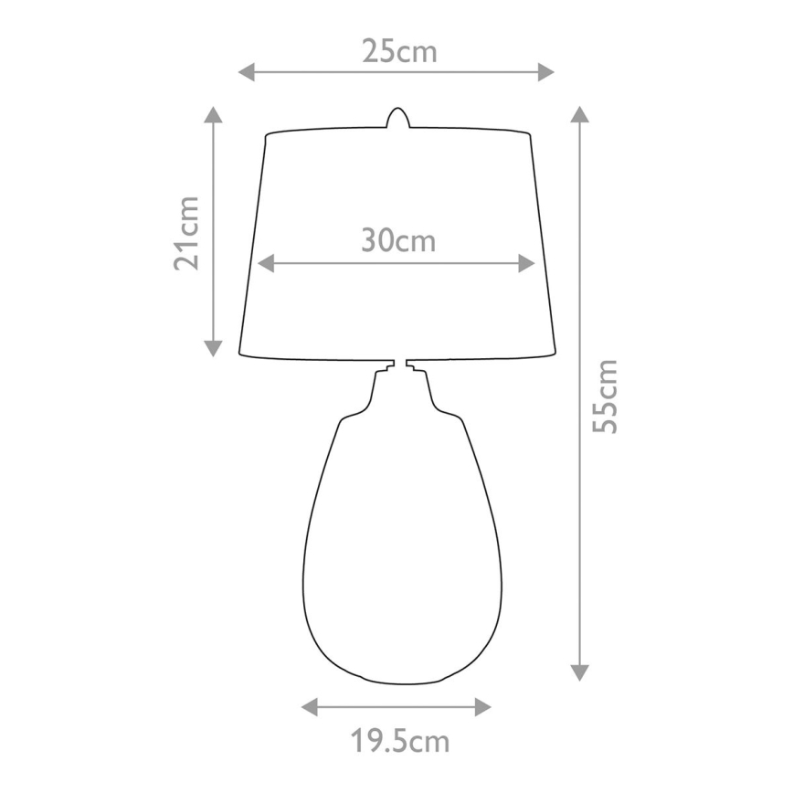 Elstead - Bordslampa NEWHAM 1xE27/60W/230V