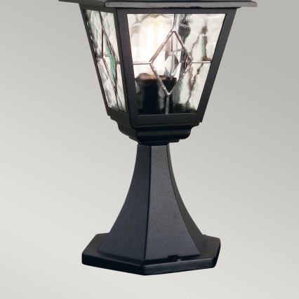 Elstead NR3-BLK - Utomhus lampa  NORFOLK 1xE27/100W/230V IP43