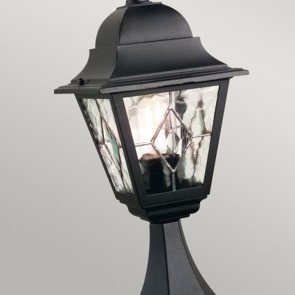 Elstead NR3-BLK - Utomhus lampa  NORFOLK 1xE27/100W/230V IP43