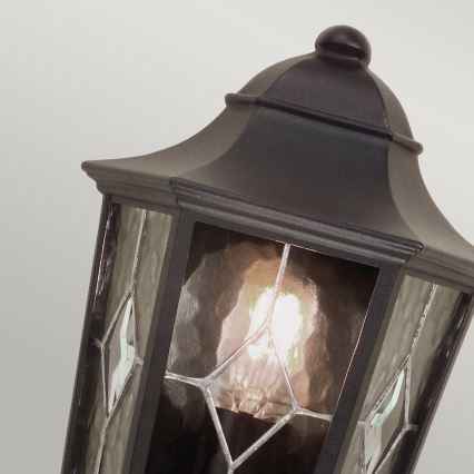 Elstead NR7-2-BLK - Utomhus vägglampa  NORFOLK 1xE27/100W/230V IP43