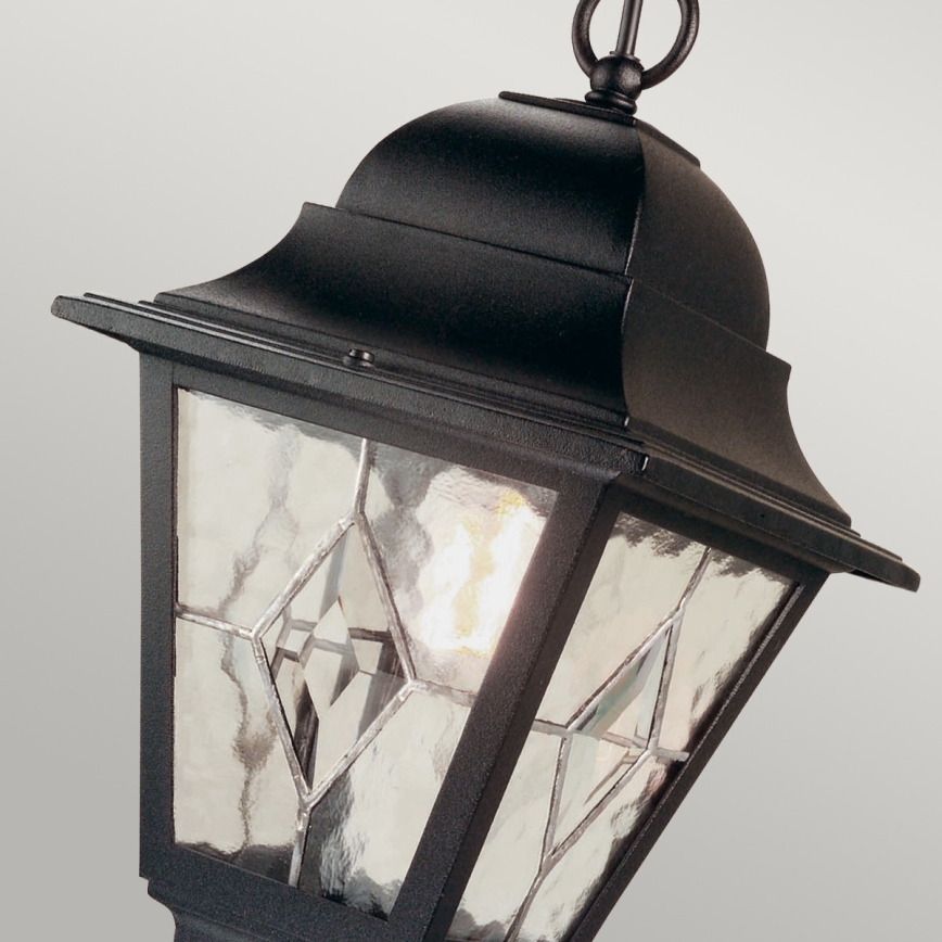 Elstead NR9-BLK - Utomhus ljuskrona NORFOLK 1xE27/100W/230V IP43