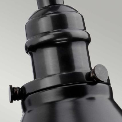 Elstead - Vägglampa PROVENCE 1xE27/60W/230V svart