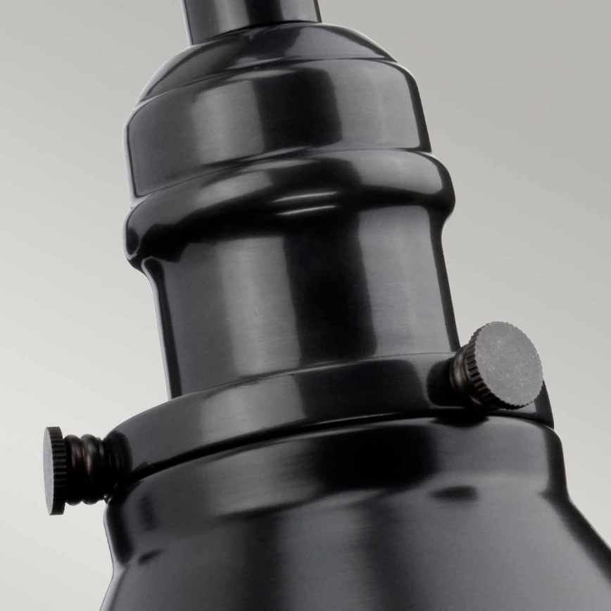 Elstead - Vägglampa PROVENCE 1xE27/60W/230V svart