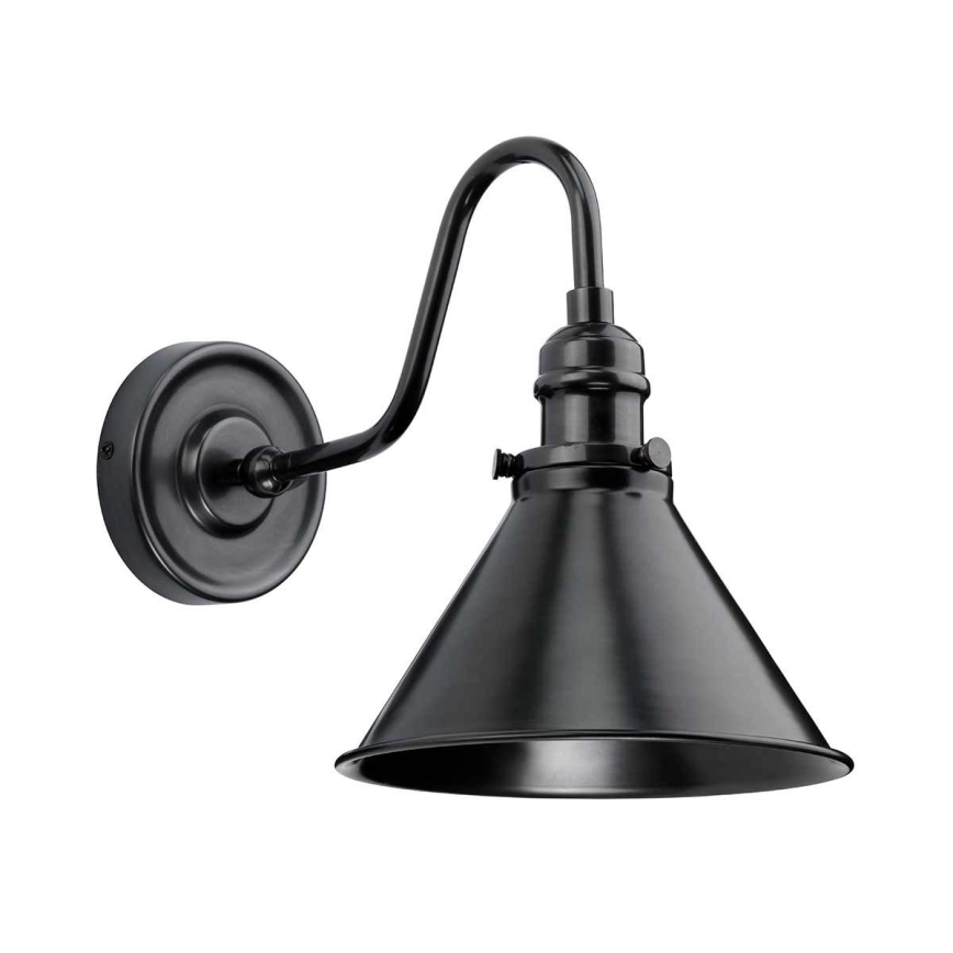 Elstead - Vägglampa PROVENCE 1xE27/60W/230V svart