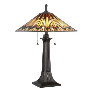Elstead QZ-ALCOTT-TL - Bordslampa  ALCOTT 2xE27/60W/230V