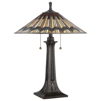 Elstead QZ-ALCOTT-TL - Bordslampa  ALCOTT 2xE27/60W/230V