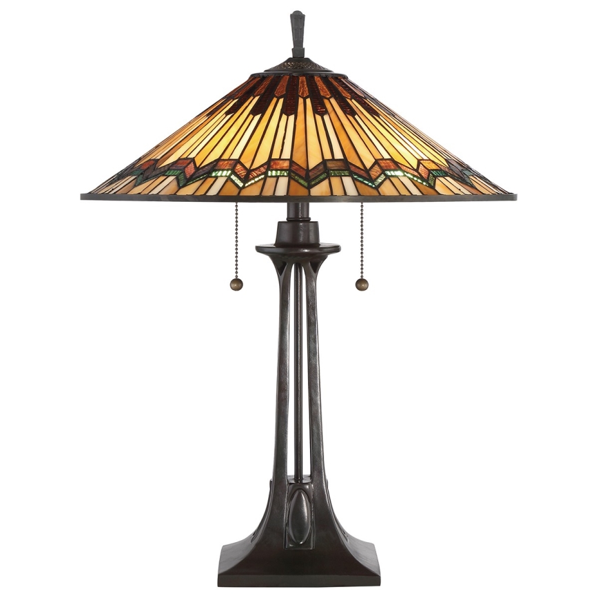 Elstead QZ-ALCOTT-TL - Bordslampa  ALCOTT 2xE27/60W/230V
