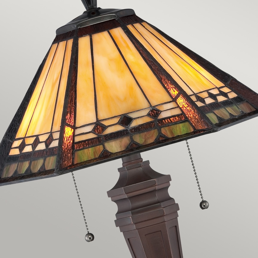 Elstead QZ-ARDEN-TL - Bordslampa  ALCOTT 2xE27/60W/230V