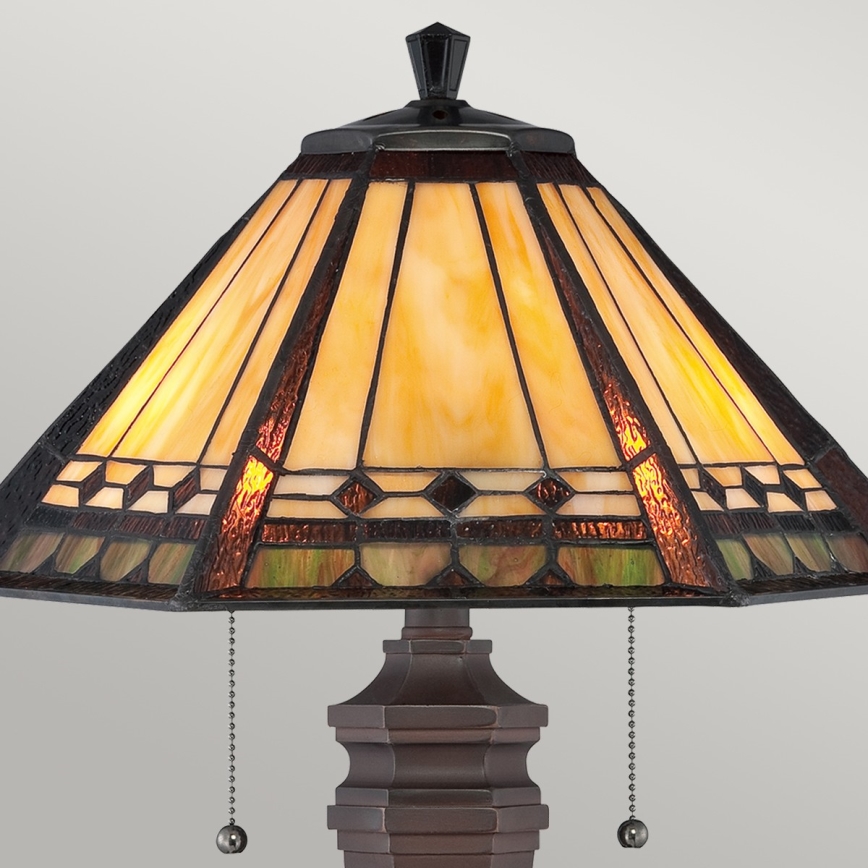 Elstead QZ-ARDEN-TL - Bordslampa  ALCOTT 2xE27/60W/230V