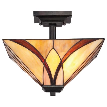 Elstead - Taklampa Tiffany ASHEVILLE 2xE27/100W/230V