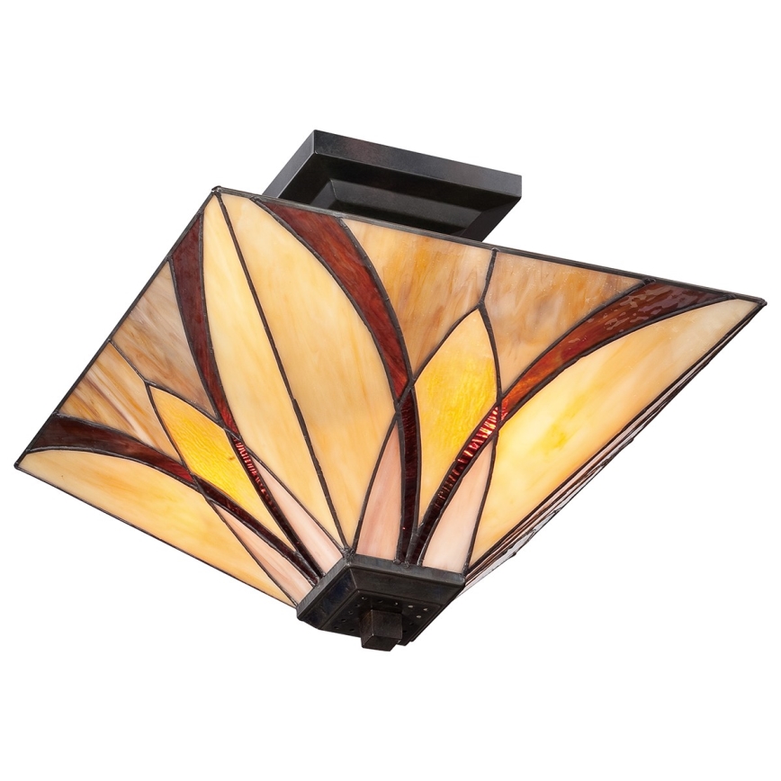 Elstead - Taklampa Tiffany ASHEVILLE 2xE27/100W/230V