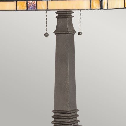 Elstead QZ-FINTON-TL - Bordslampa  FINTON 2xE27/60W/230V