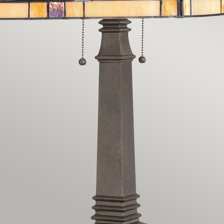 Elstead - Bordslampa Tiffany FINTON 2xE27/60W/230V