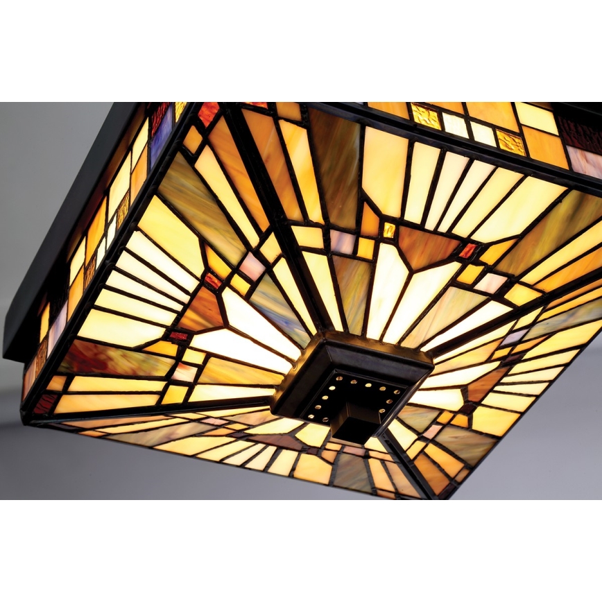 Elstead QZ-INGLENOOK-F - Utomhus taklampa  INGLENOOK 2xE27/60W/230V IP44