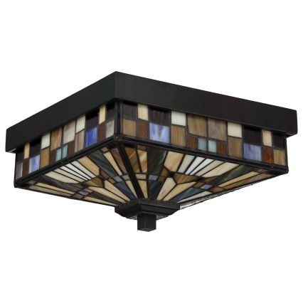 Elstead QZ-INGLENOOK-F - Utomhus taklampa  INGLENOOK 2xE27/60W/230V IP44