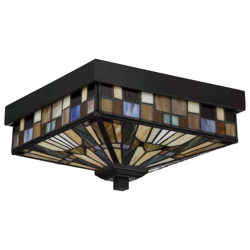 Elstead QZ-INGLENOOK-F - Utomhus taklampa  INGLENOOK 2xE27/60W/230V IP44