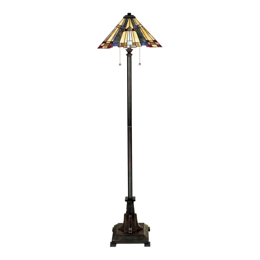 Elstead QZ-INGLENOOK-FL - Golvlampa  INGLENOOK 2xE27/60W/230V