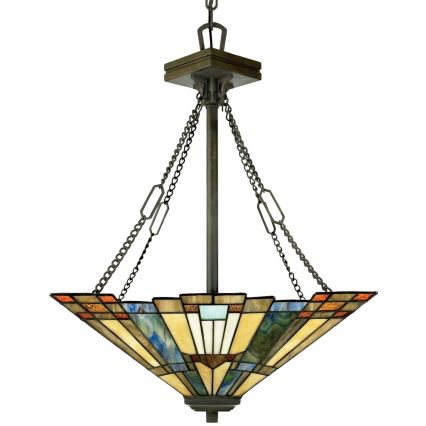 Elstead QZ-INGLENOOK-P-B - Takkrona på en kedja  INGLENOOK 3xE27/100W/230V