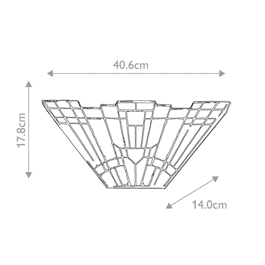 Elstead QZ-INGLENOOK-WU - Vägglampa  INGLENOOK 2xE14/60W/230V