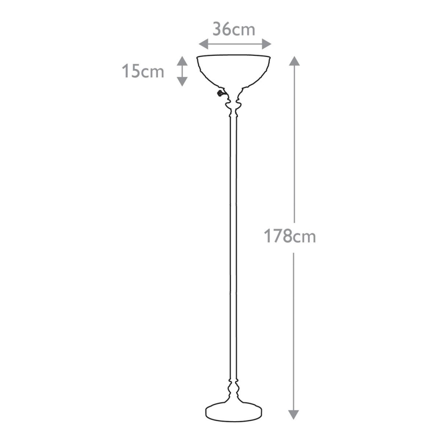 Elstead QZ-KAMI-UL - Golvlampa  KAMI 1xE27/100W/230V